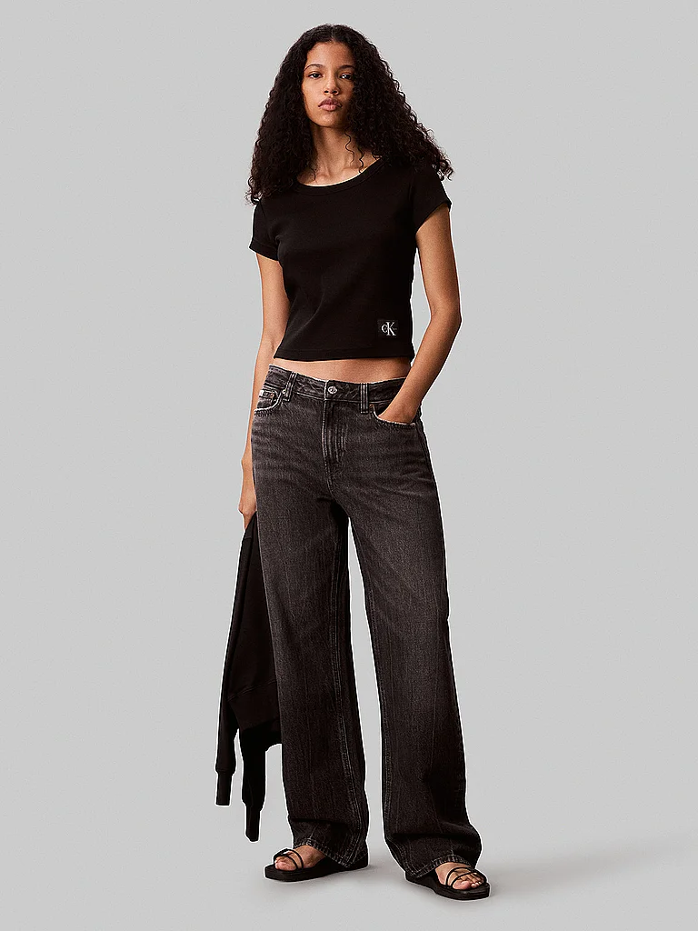 Calvin Klein Jeans Graphic Intense T-shirt Black XS 4